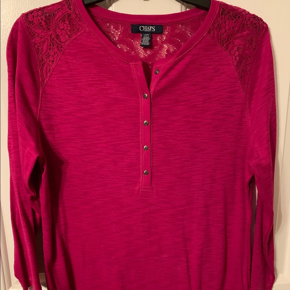 Chaps Casual top.